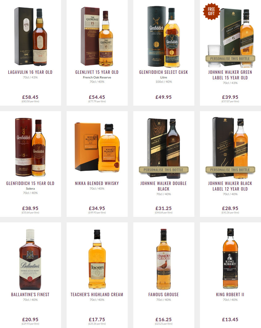 My scotch whisky selection